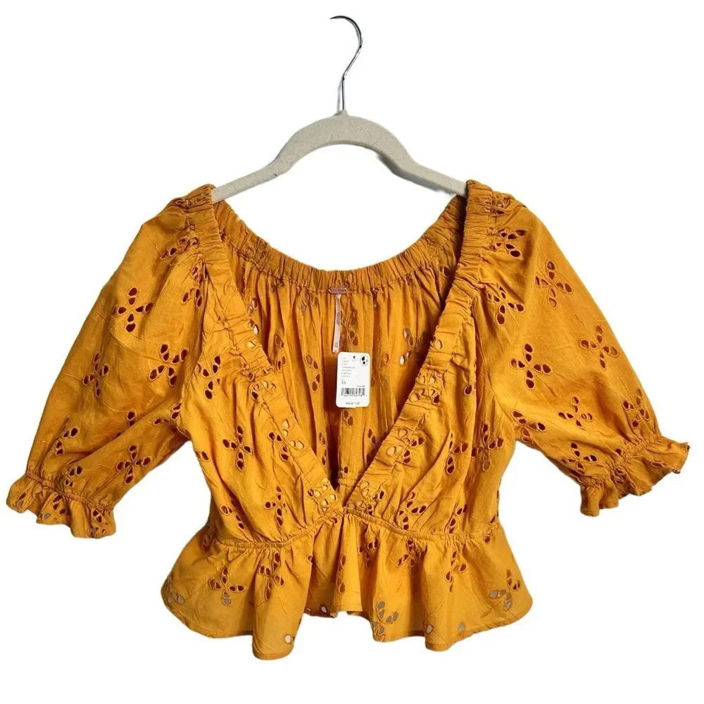 FREE PEOPLE Gardenia Top Size‎ XSMALL